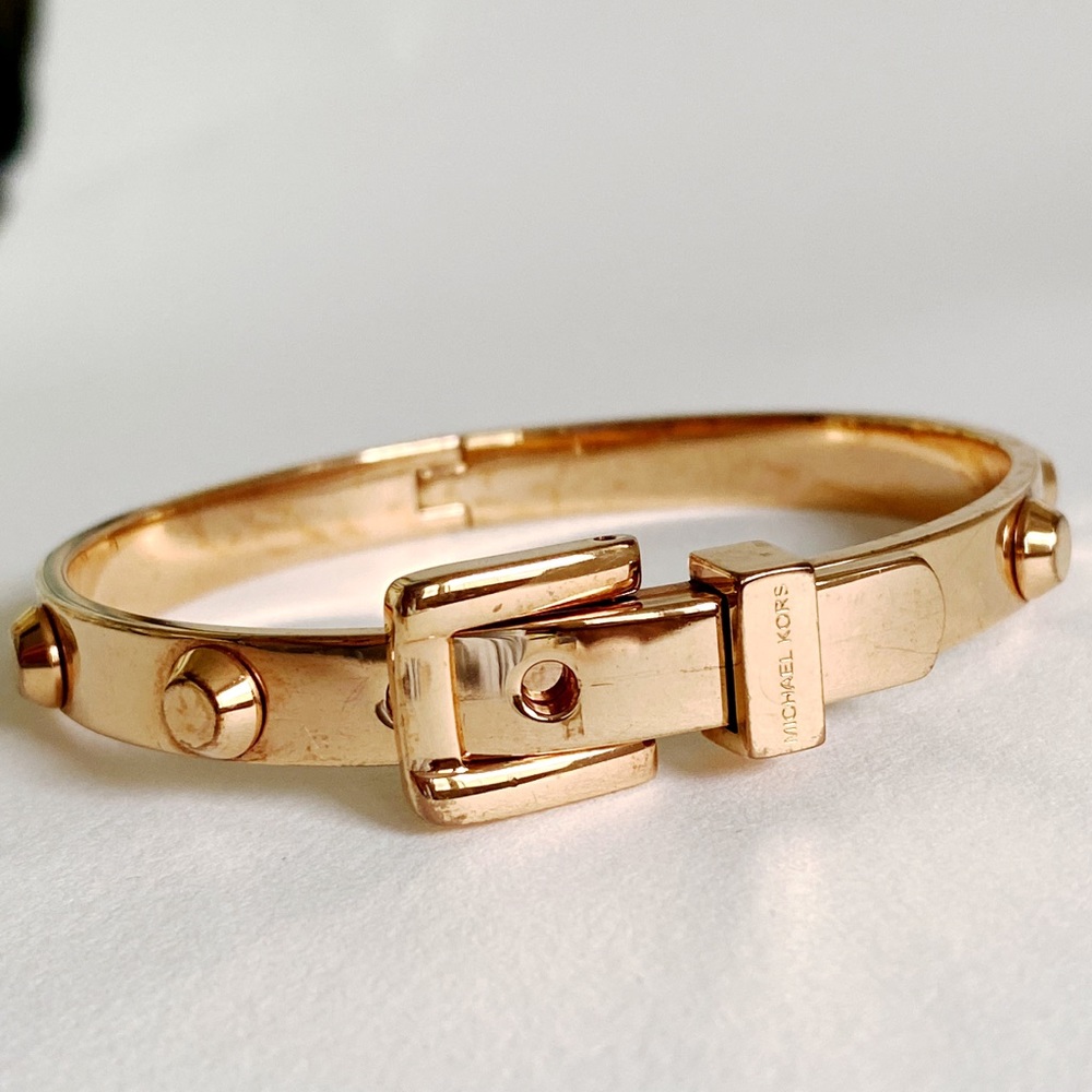 Michael Kors Studded Rose Gold Bracelet